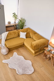 Atelier Del Sofa Kanyon - Sofá-Cama Esquinero Mostaza